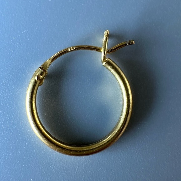 Gold Hoop Earrings Set - Picture 10 of 10